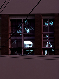 public light projection artwork